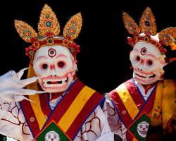 Indien: Ladakh – Zanskar (Klosterfest in Zanskar): Bild 16
