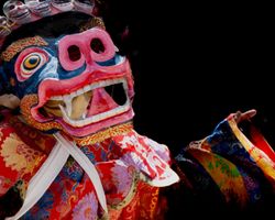 Indien: Ladakh – Zanskar (Klosterfest in Zanskar): Bild 14