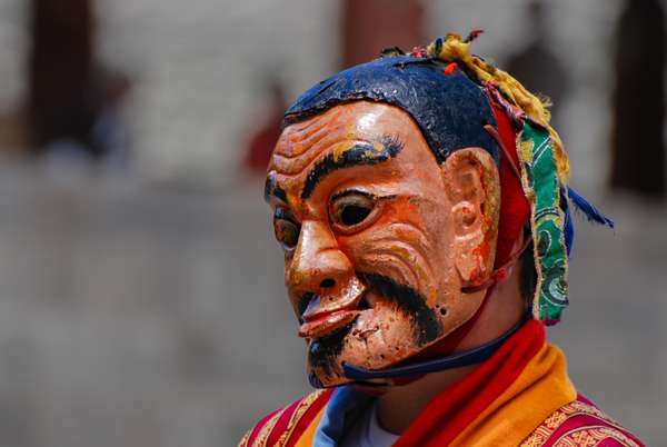 Bhutan (Klosterfeste und Maskentänze): Bild 7