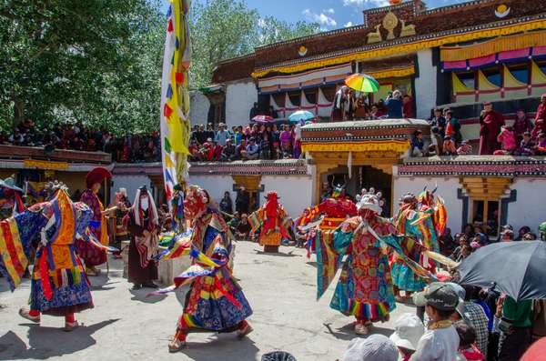 Indien: Ladakh – Zanskar (Klosterfest in Zanskar): Bild 6