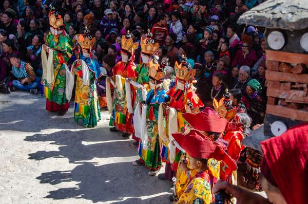 Indien: Ladakh – Zanskar (Klosterfest in Zanskar): Bild 10