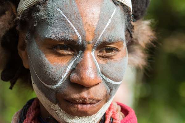 Papua (Menschenbilder – Bemalte Gesichter): Bild 2
