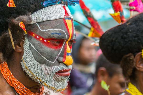 Papua (Menschenbilder – Bemalte Gesichter): Bild 4