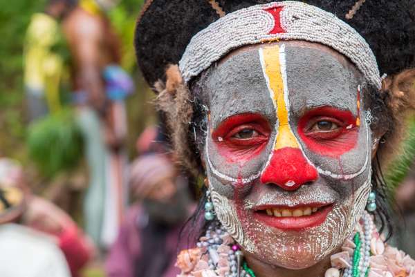 Papua (Menschenbilder – Bemalte Gesichter): Bild 5