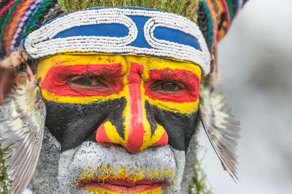 Papua (Menschenbilder – Bemalte Gesichter): Bild 7
