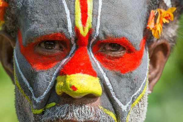 Papua (Menschenbilder – Bemalte Gesichter): Bild 8