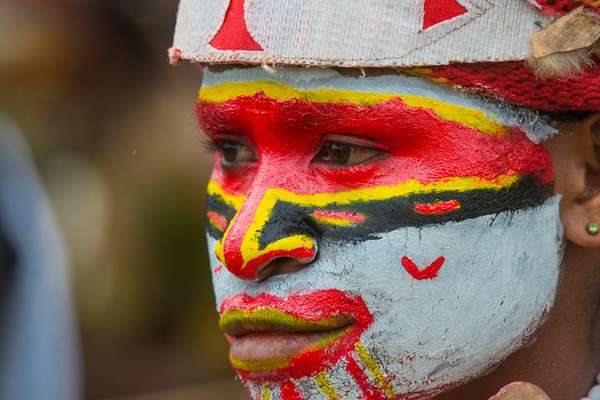 Papua (Menschenbilder – Bemalte Gesichter): Bild 11