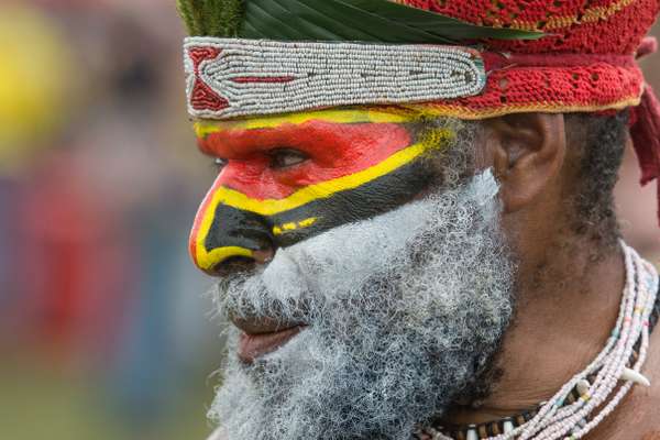 Papua (Menschenbilder – Bemalte Gesichter): Bild 13